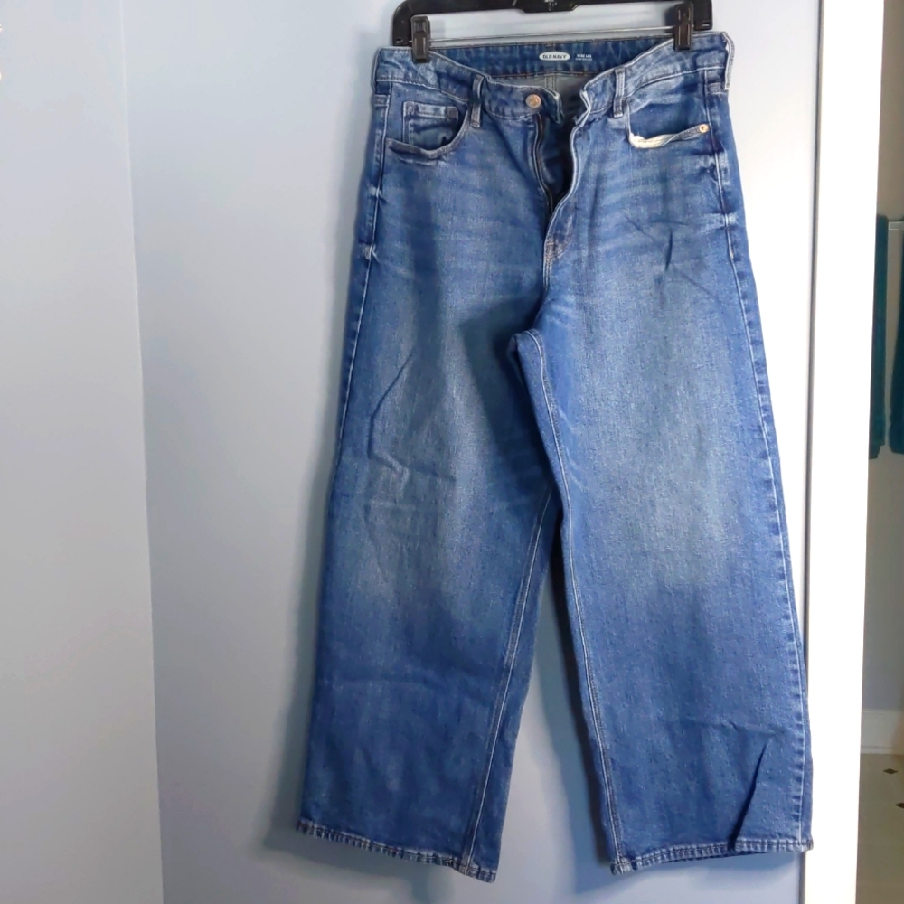 Old Navy Women's Wide Leg Extra High Rise Jeans